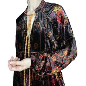 FARM RIO‎ velour velvet jumpsuit